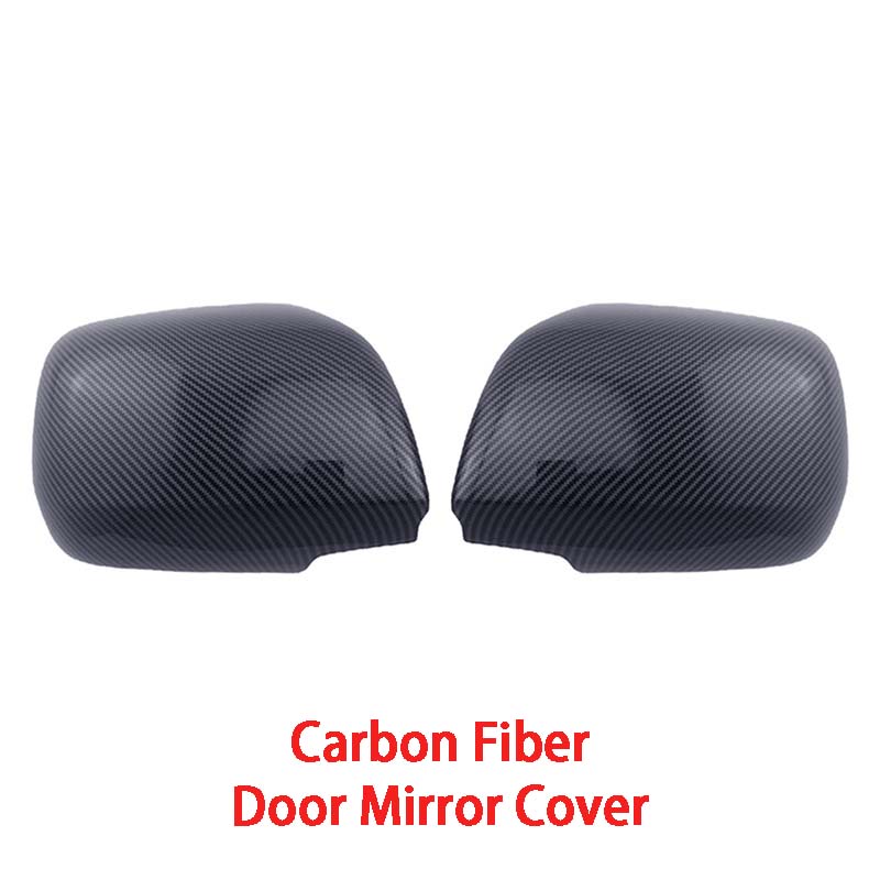 Car Decoration Door Mirror Cover For Toyota NOAH/VOXY 60 65 Series 1998-2006 Carbon Fiber Chrome Silver Accessories