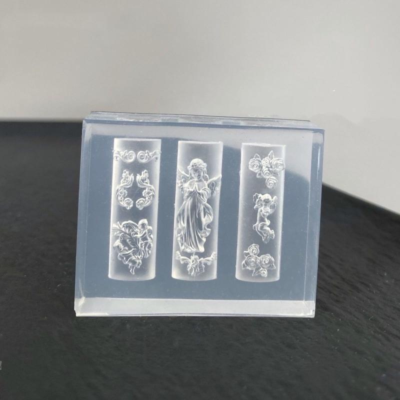 

Мультяшные животные, формы для нейл-арта, для нейл-шармов, ангел, роза, цветок, шаблоны для ногтей, DIY украшения для нейл-арта, инструменты для дизайна маникюра A1