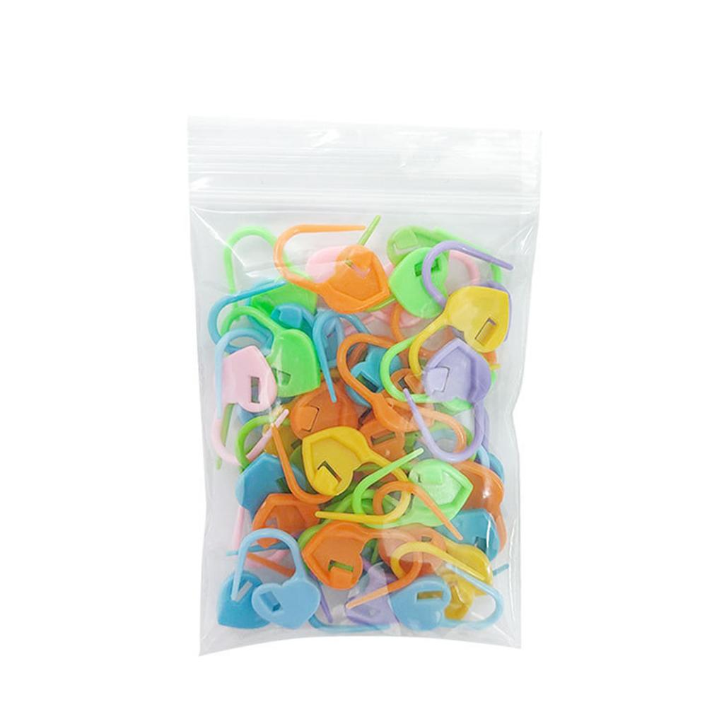 Crochet Locking Markers Knitting Markers Stitching Locking Markers Knitting Needle Clip for Handwork Knitting Stiching