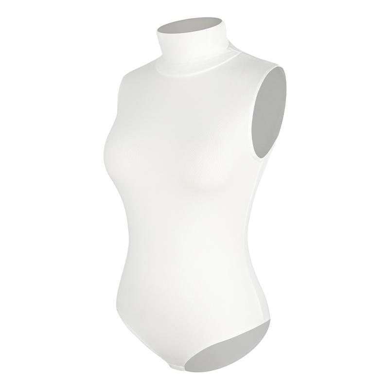 

Корректирующее белье для женщин Коррекция живота Бесшовные топы Body Shaper Компрессионное белье для подтяжки ягодиц Корректирующее белье Корсеты без рукавов с высоким воротником XXL белый