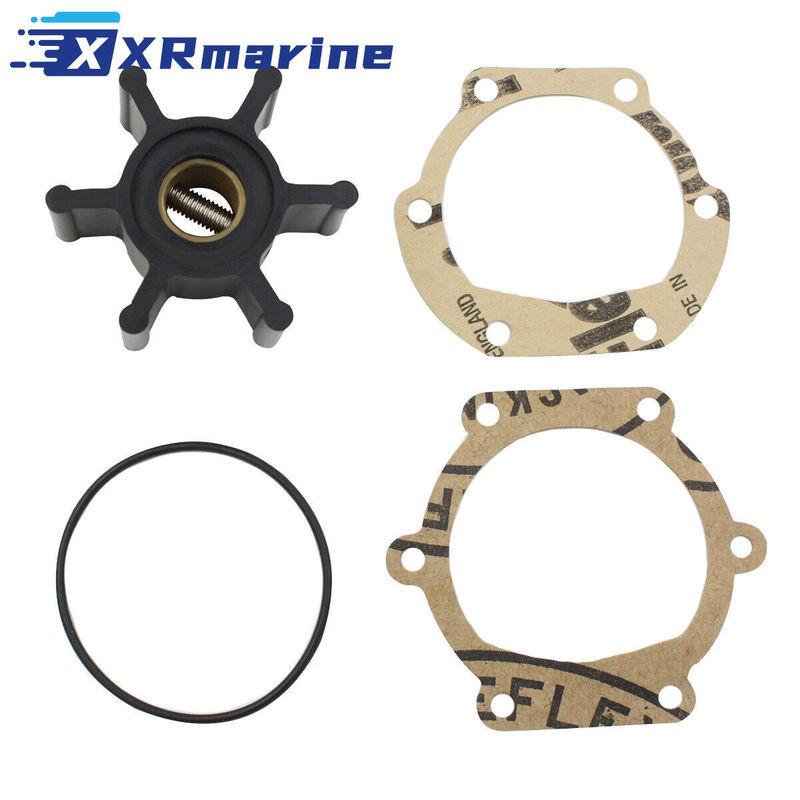 

For Johnson 09-810B-1 Jabsco 653-0001 or Yanmar F4B 128990-42200 Sea Water Pump Impeller Kit Replace for Volvo 876097 CEF 500101