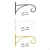 Bracket for Hanging Plants, Wall Mount Flower Baskets And Wind Chimes