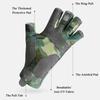 Elastic Men Cycling Gloves Sweat-absorbent Fingerless Gloves Profession Fishing Gloves