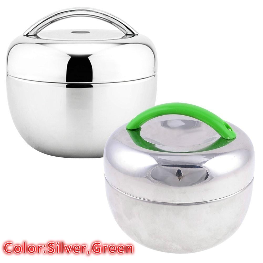 პორტატული ოფისი სკოლა იზოლირებული უჟანგავი ფოლადის ბენტო საკვების კონტეინერი ლანჩბოქსი