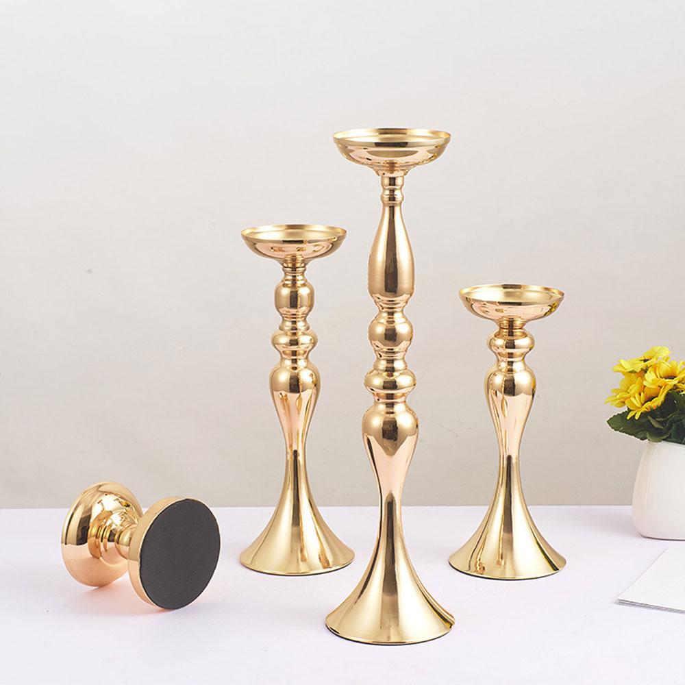 Metal Home Decor Candle Holders Wedding Decoration Accessories Candlesticks For Candelabro Centerpiece Vintage  Living Room