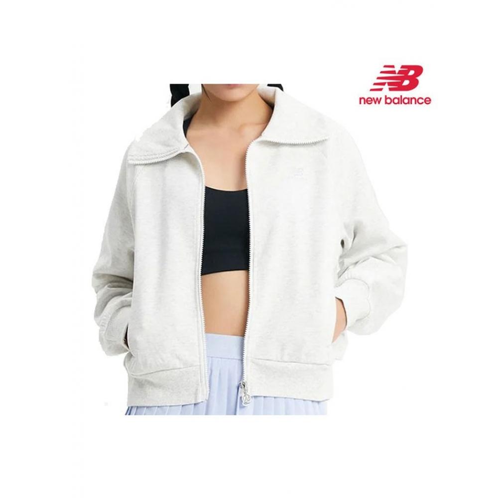 

New Balance Women S Signature Non bruShed Collar Two Way Zip Up Black 85