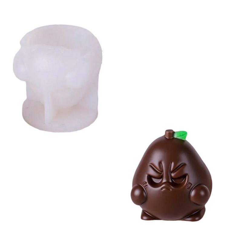 Food Grade Silicone Pear Dessert Mould For Handmade Mousse Candy Cake Decorations Practical Dessert Bakeware 1