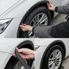 NEW Carbon Fiber Patterned Car Wheels Tire Arches General Car Wheel Fenders Horn Arches Decorative Lips Extended Molded Protect