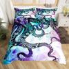 Octopus Bedding Set Twin Octopus Tentacles Bed Duvet Cover Sea Animals Comforter Cover Ocean Theme Quilt Cover With 2 Pillowcase