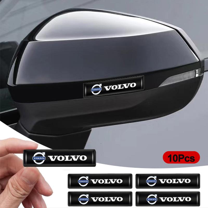 10 Pièces Autocollant de Décoration de Voiture Époxy 3D Pour Volvo EX30 XC60 XC40 V60 V40 XC90 XC70 V50 S60 V70 S90 Olestar AWD S80 T6 V90 EX90