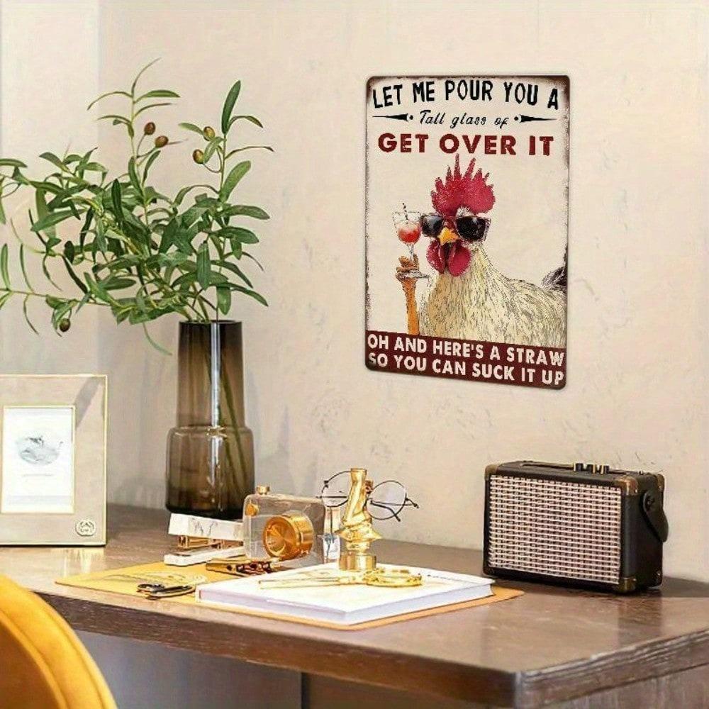 Vintage Metal Tin Sign Garage Cafe Pub Wall Decor Rustic Retro Home Art