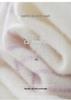 Women's Thickened Fleece Striped Knit Sweater - Light Luxury Autumn/Winter Round Neck Top
