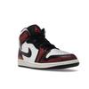 Buty męskie Air Jordan 1 Mid SE Wear-Away Białe Czarne Żaglowe DV9565-006