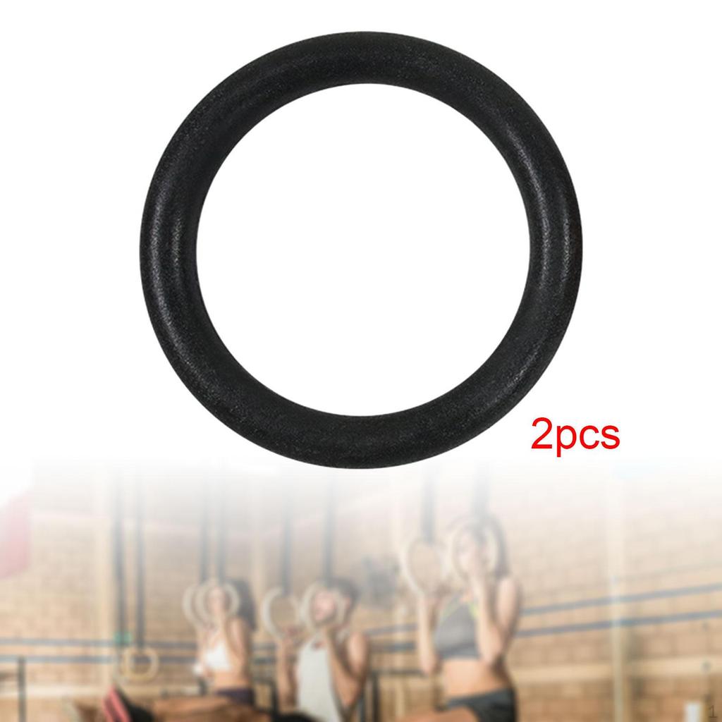 2 X Gymnastics Rings, Heavy Duty Training for Kids And Adults, Rings with Bar Attachment,