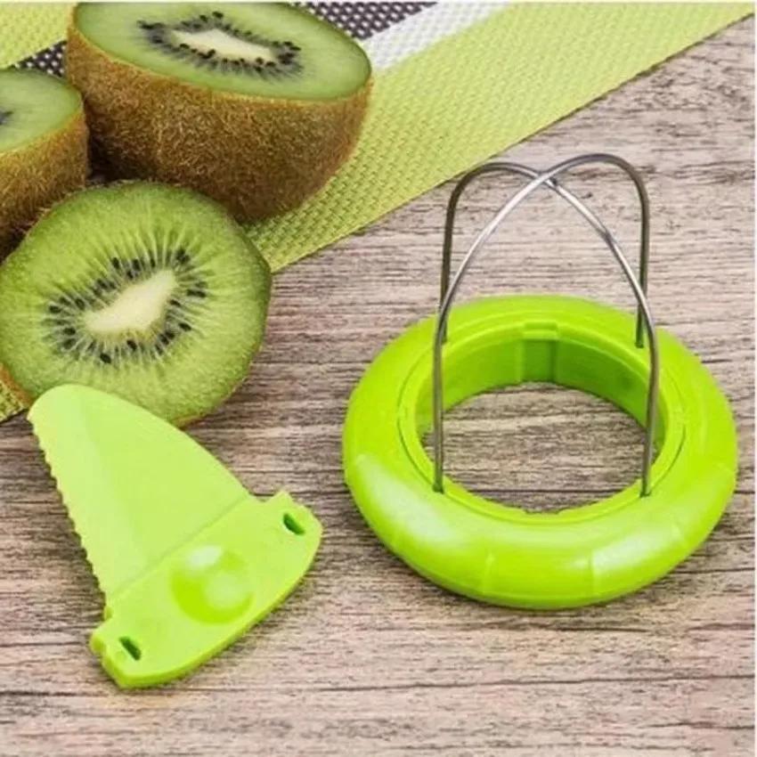 1Pcs Fruit Tools Reative Cut Kiwis Peeling Utensils Dig Kiwis Fruit Slicer Fruit Knife Kiwis Peel Split Tool Kitchen Gadgets New