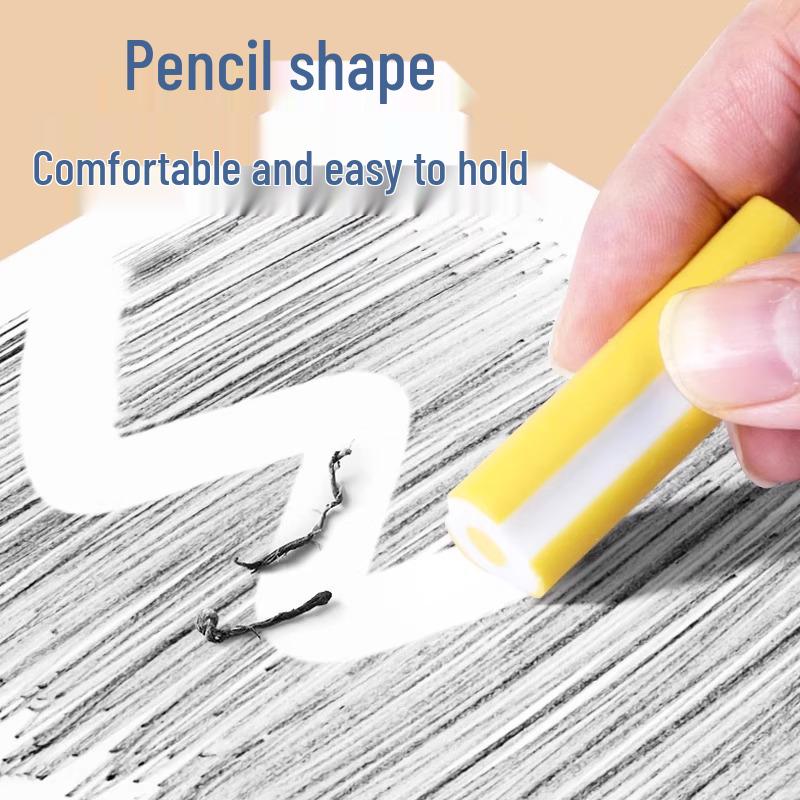 Student Dust-Free Eraser Set: Super Soft 2B and 4B for Clean Erasing