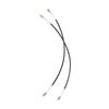 2pcs Nylon Material Violin Tailpiece Set Black Color Cello Accessory  For 3/4 4/4 Cello