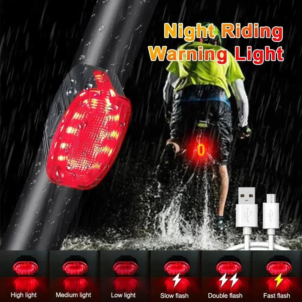 Rad Fahrrad Scheinwerfer Rücklicht Fahrrad LED Wasserdicht Autolicht USB Wiederaufladbar Helle Taschenlampe Nachtfahr Ausrüstung