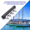 Bus Bar 4 Point Power 4x5mm Buses Bars Distribution Metal Cable Repairing Maintain for Trucks RVs Boats Coaches Car Marine