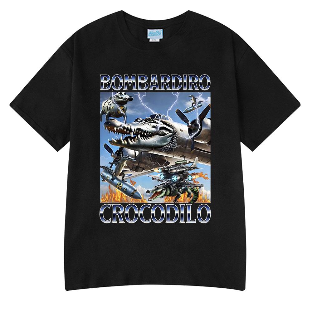 Tung Tung Tung Sahur Vtipné Meme Tričko s Baseballovou Pálkou Pánské Oblečení Módní Humor Styl Trička Unisex Letní O-výstřih Topy Tričko