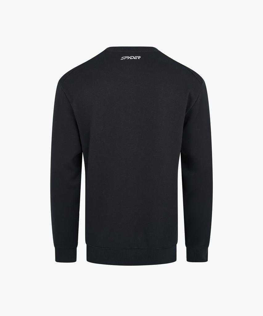 SPYDER Men'S Circle Lettering Spider Embroidery Sweatshirt Spkfcnrl001Mblk