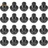 16 PCS Gas Range Burner Grate Foot Compatible Stove Gas Stove Burner Foot Rubber Feet for Gas Stove Replacement Parts