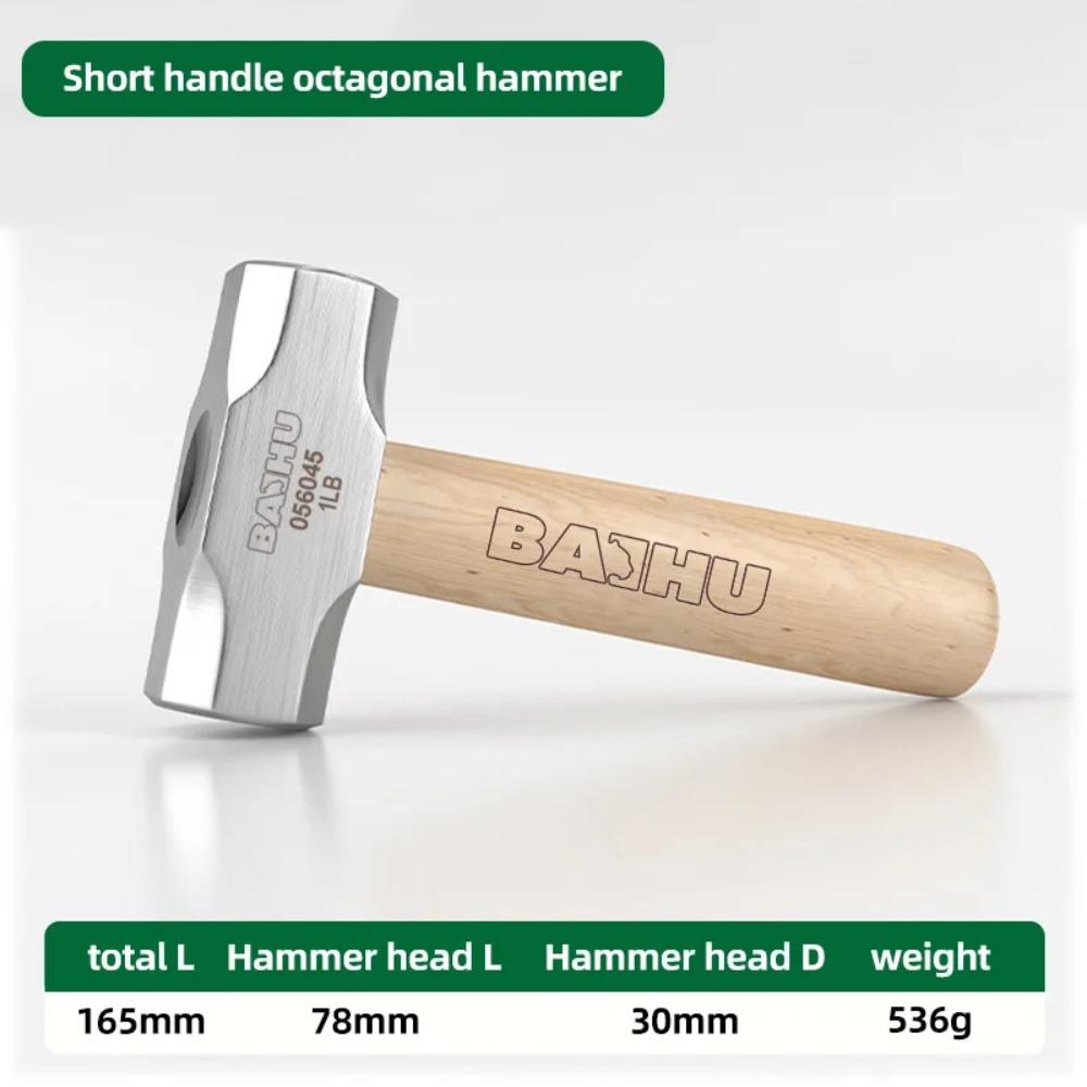 Hammer Claw Hammer with Wood Handle and High-carbon Steel Hammer Head 8 OZ Small Hammer Mini Hammer for House & DIY