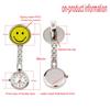 Fashion Casual Quartz Wrist Watch Luminous Smiley Face Pocket Watch