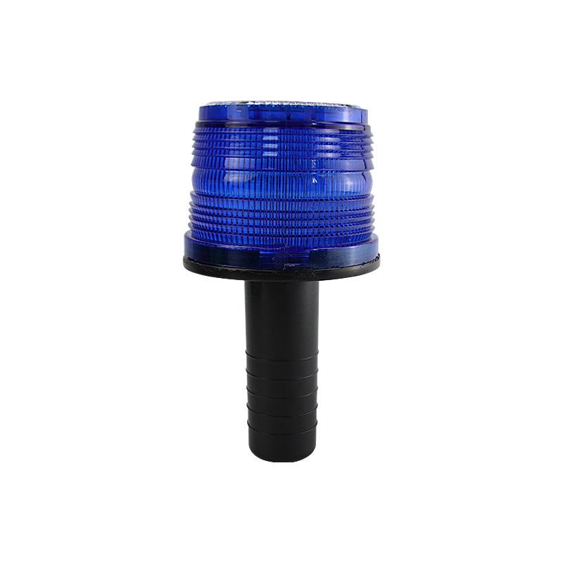 LED Solar Traffic Cone Warning Light for Construction and Marine Use