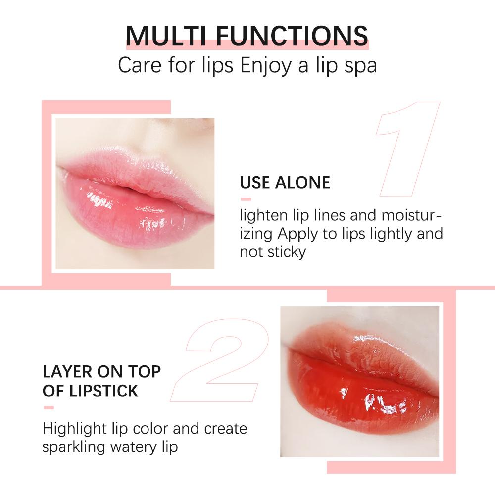 Crystal Moisturizing Lip Balm Long-lasting Hydration Original Lip Oil Benetitnt Lip Plumping Exfoliating Pink Plumping Lip Gloss
