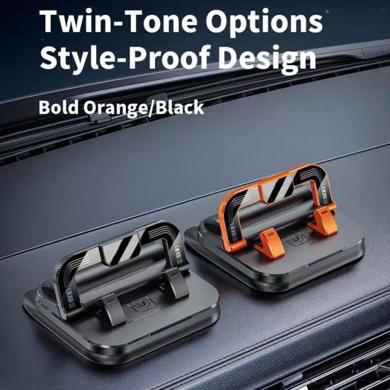 Car Phone Holder with Parking Number Plate 2-in-1 Multi-functional 360 Degrees Rotation Phone Stand