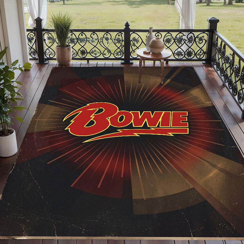 Weicher Bodenteppich David Bowie Muster Teppich Teppichboden Dekorative Matte Für Wohnzimmer Dekoration