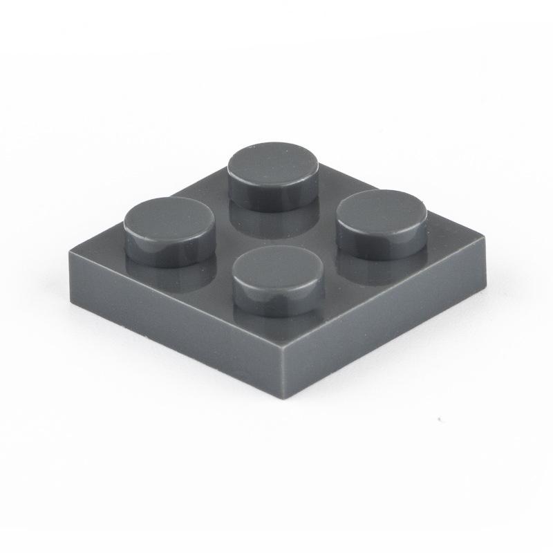 80 ks/sada moc stavební bloky deska tenké figurky cihly 2x2 tečky vzdělávací kreativní velikost kompatibilní s 3022 klasická dětská hračka