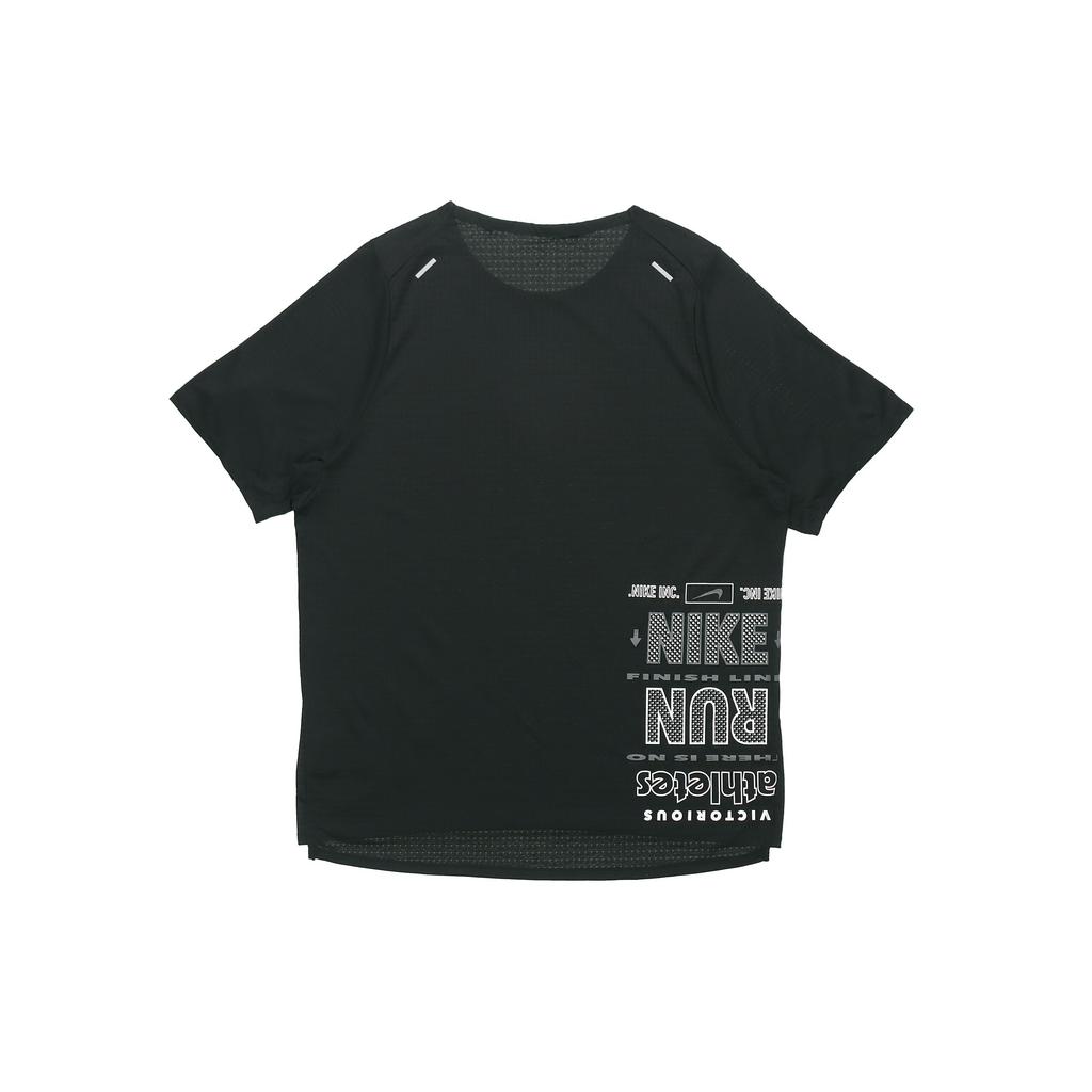 Nike Rise 365 Future Fast Nike Run Running Short Sleeve Black Men's CK0678-010