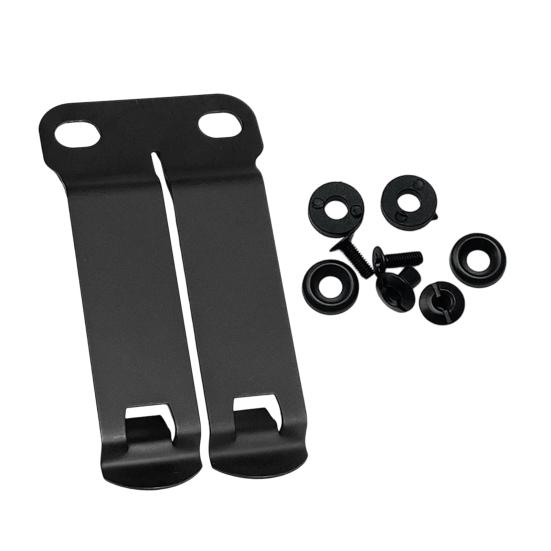 DCC Monoblock Holster Belt Clip with Mounting Screws Heavy Duty Metal Concealed Carry Holster Clip Sheath Clasp Attachment Accessories