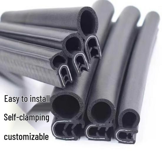 U-Shaped Waterproof Dustproof Rubber Sealing Strip for Cabinets and Car Doors
