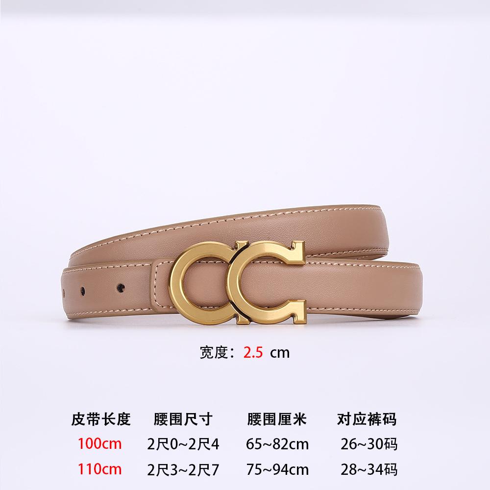 Women'S Belt Women'S Clothing Belt Simple Style Decorative Suit Pants Jeans