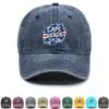 Snapback Baseball Cap With 2026 Football Soccer "CAPE VERDE" Flag Printed , Adjustable Sun Hat Retro Simple All-season Slouchy Dad Hat