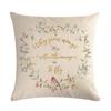 Modern Spring Paris Pillows Case Decor Home Bird Flower Pillowcase 40X40 Cm Garden Chair Pillow Pillowcases For Pillows 45X45