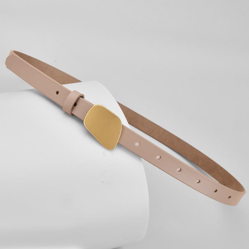 Women'S Leather Belt Women'S Belt Retro With Jeans Casual Decoration Women'S Belt
