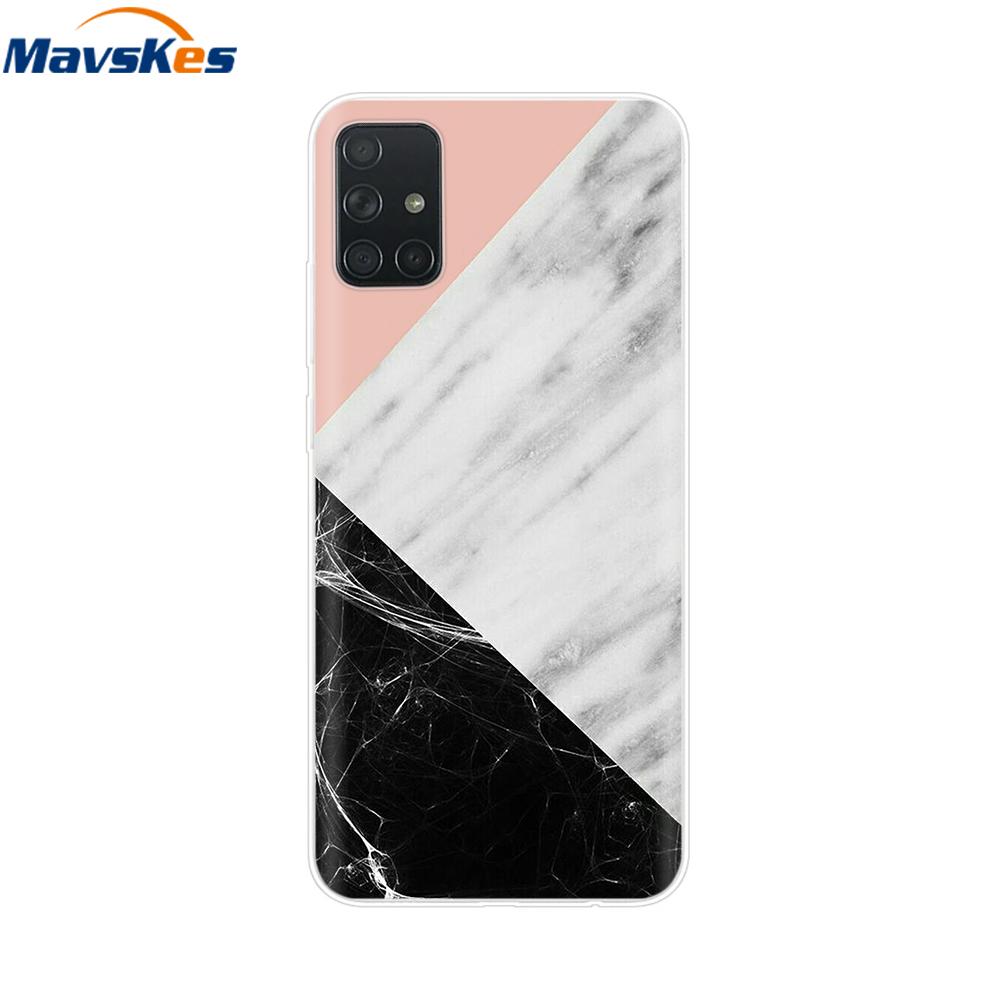 For Samsung Galaxy A51 Case Silicon Transparent Back Cover Phone Case for Samsung Galaxy A71 SM-A715F A515F A 51 71 Cover Fundas