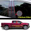 Car TPU/Glossy Mirror Pillar Post Cover Door Trim Window Decorative Sticker For Chevrolet Silverado 2012 2013 2014 2015-2024