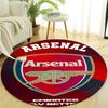 1 st A-Arsenal Tryck Rund Matta Stol Rund Matta Lämplig för Sovrum Vardagsrum Heminredningsmatta