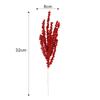30/1pc Weihnachten Künstliche Red Berry Zweig DIY Kranz Holly Berry Stem Blumen Geschenk Weihnachten Baum Ornamente Home Party dekoration