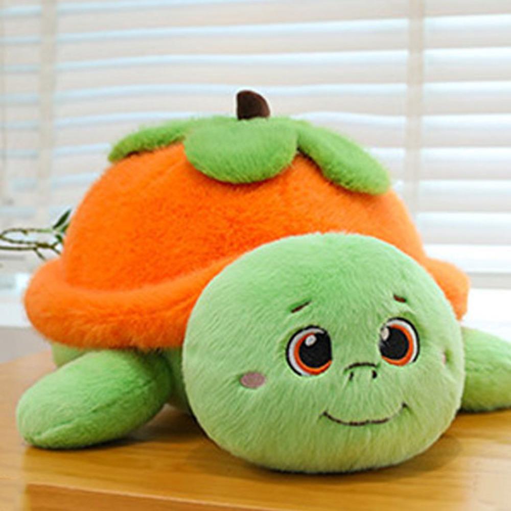 

Pumpkin Tortoise Plush Toys Fluffy Turtle Animal Doll Turtle Stuffed Doll Car Decor 30cm