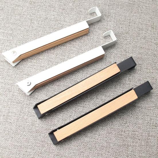 Foldable Over-the-Door Hook Rack with 6 Swivel Hooks Portable No-Drill Organizer for Travel Hotel Home Non Slip Door Hanger for Clothes Towels Bags