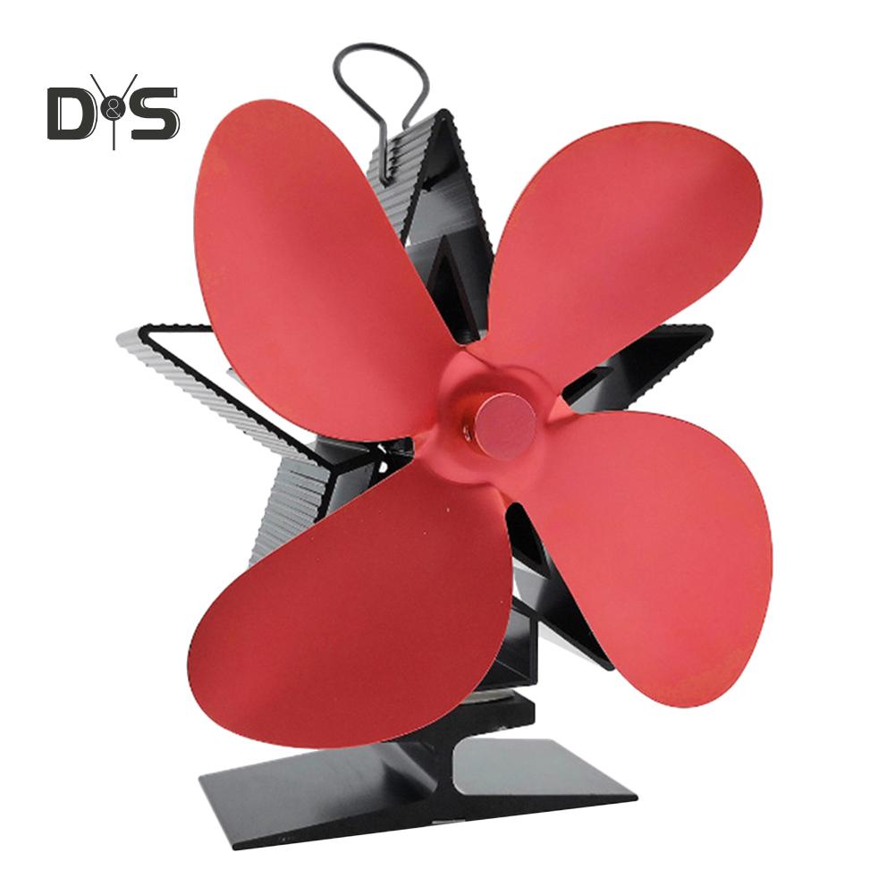 Fan Sharp Design Star Buy Xmas Star Shape Portable 4 Blades Heat Self Powered Log Wood ...