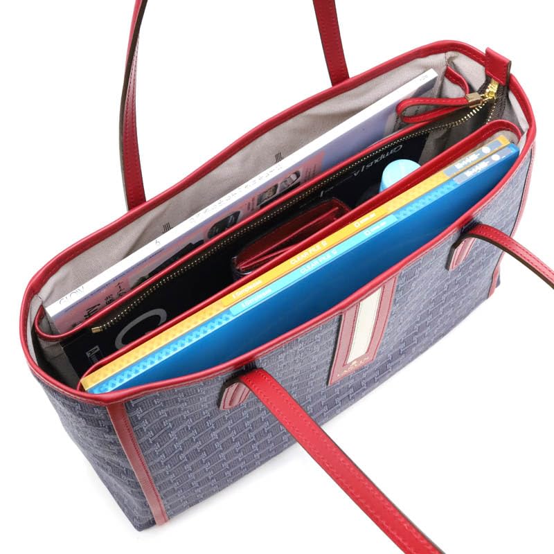 Lanvin Collection Feria Tote Bag 61-6313 NavyRed