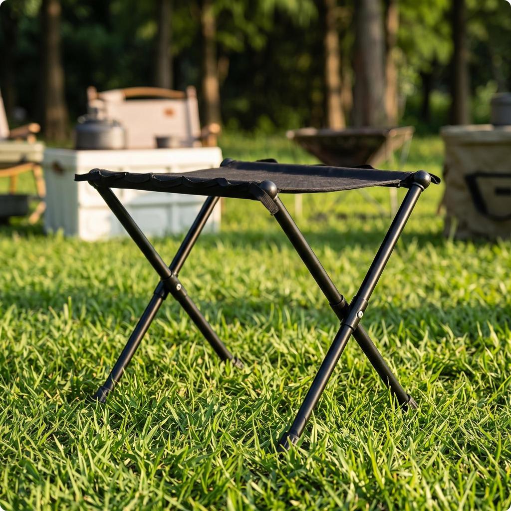 Folding Stool with Storage Bag Foldable Long-Lasting for Fishing