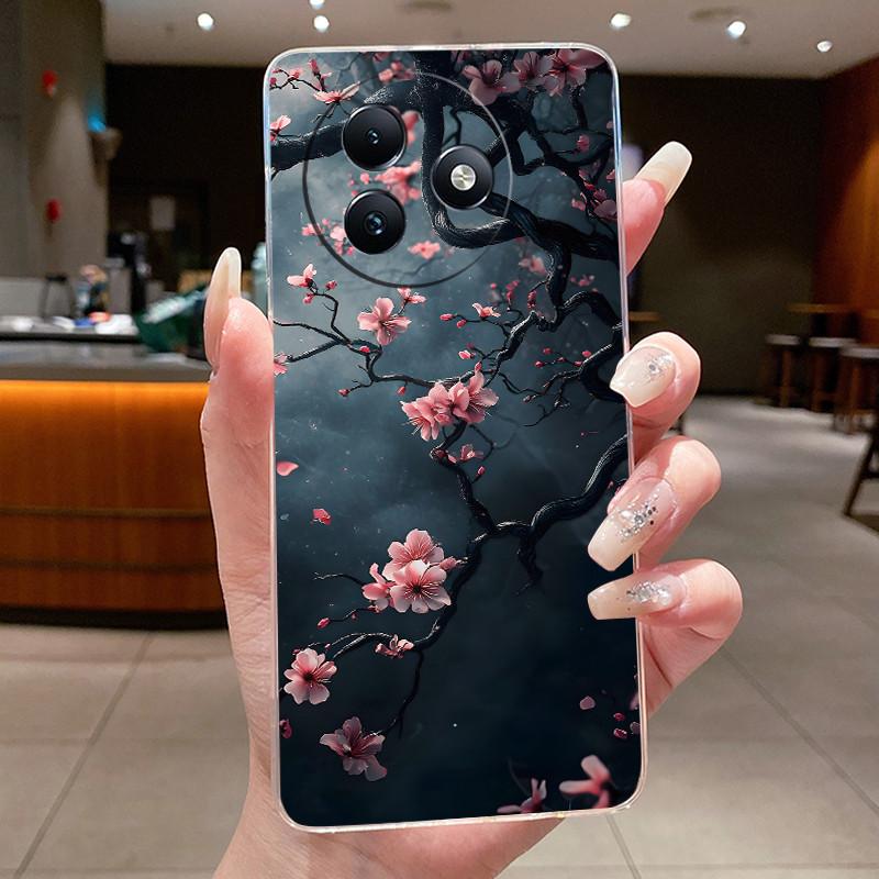 

For ITEL S24 Case 2024 Clear Luxury Fashion Butterfly Flower Soft TPU Silicone Jelly Bumper Cover for ITEL S667LN S24 Phone Case itel S24
